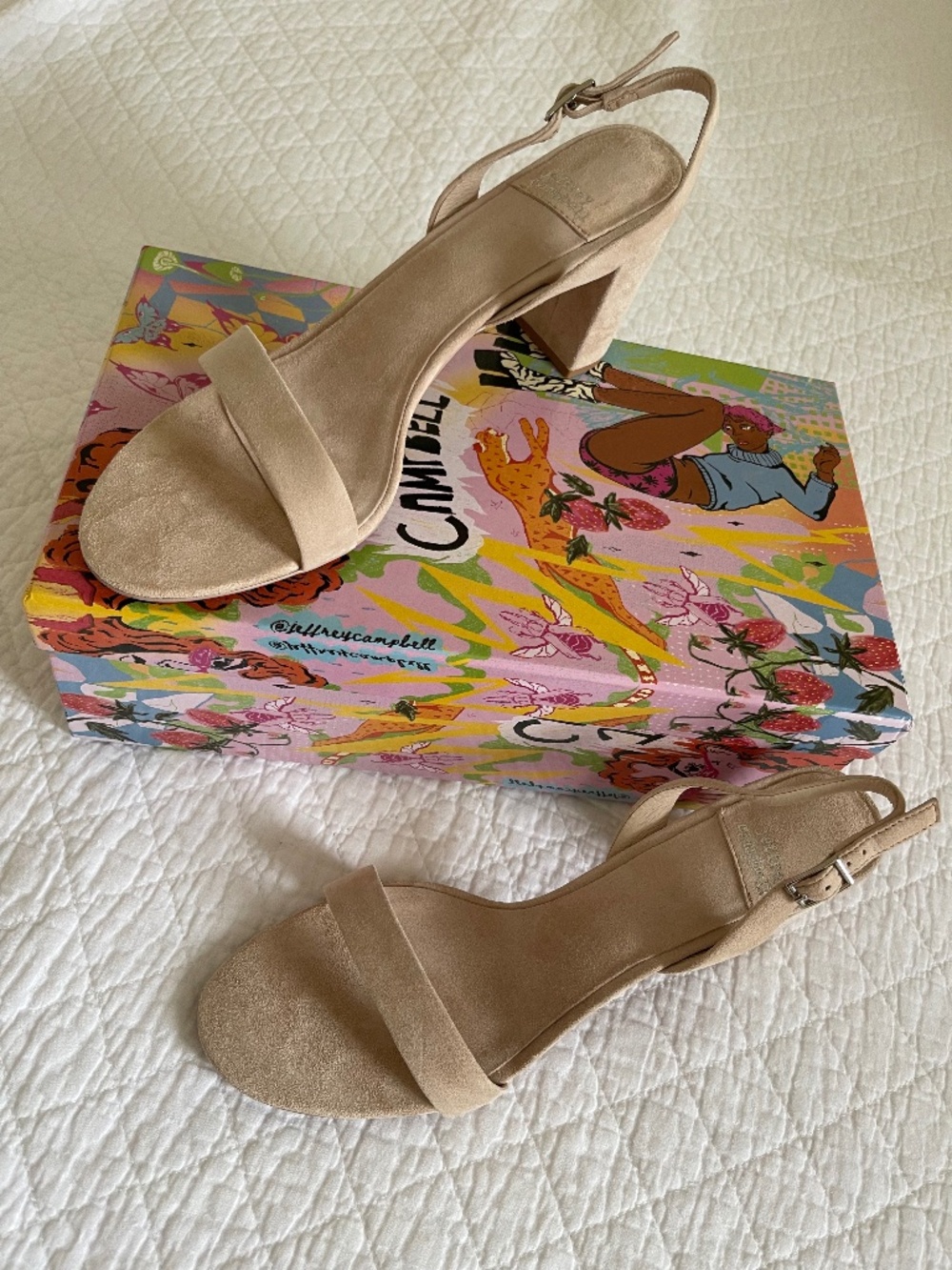 Jeffrey Campbell Go-To Slingback Sandal Size 8.5 Like New